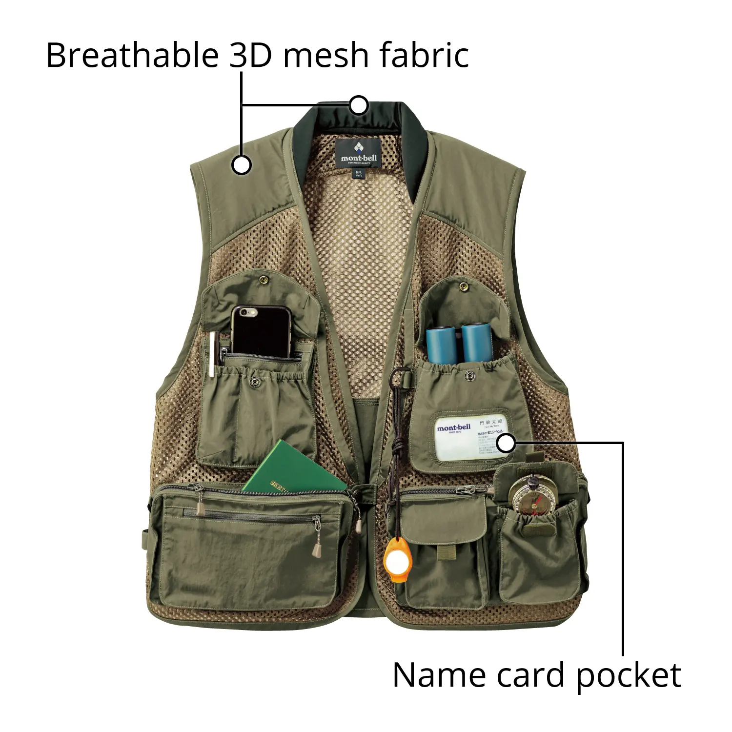 Montbell Nature Guide Vest - Image 3